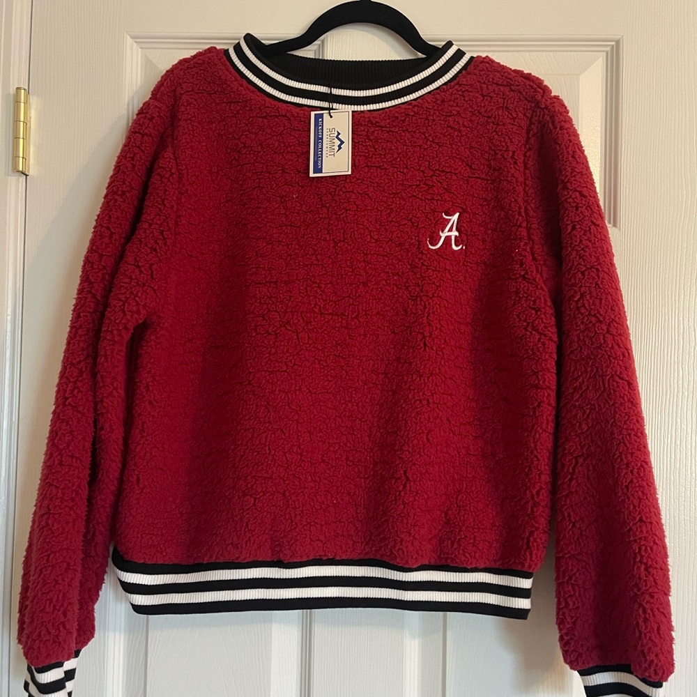 University of Alabama Summit Sportswear NWT sweatshirt size large in crimson
